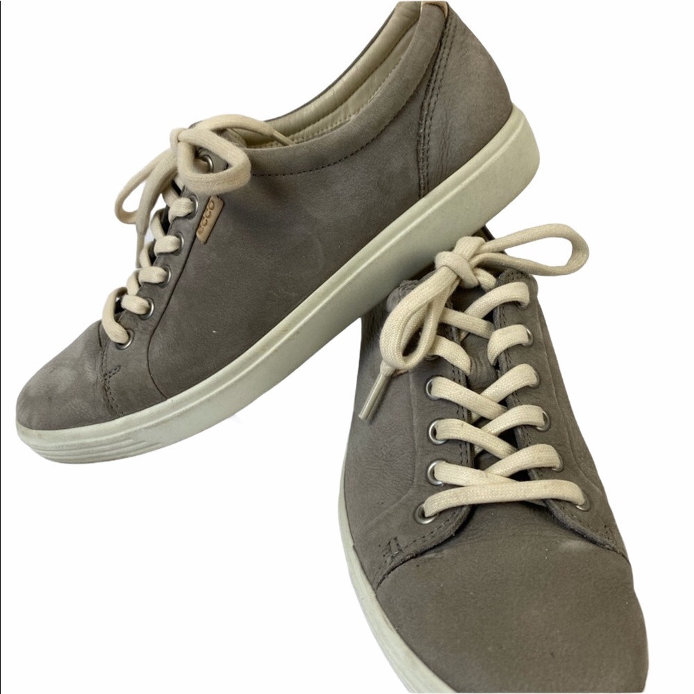 ECCO Soft 7 Women’s Lace Up Leather Street Sneaker